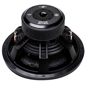 2 x Hifonics BRW15D4 3000 Watts 15 Inch Brutus Car Audio Subwoofer with Heavy Gauge, Powder Coated, Aluminum Die-Cast Basket, Dual 70 Oz Magnet, 3 Inches Voice Coil - Dual 4 Ohm - 15 in (Pair)