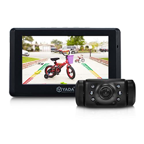 YADA | Portable Wireless Backup Camera with 4.3” LCD Monitor. 110° Wide Rearview Angle, Auto Night Vision, Universal Compatibility with Cars, Trucks, Buses, RVs and More, IP67 Weatherproof