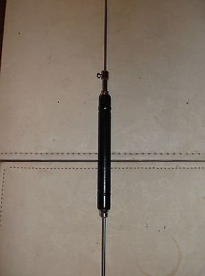 Vintage Hustler HQ-27 Black Center Loaded CB Antenna 55 Inches Long