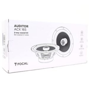 ACX-165 Focal Auditor 6.5" 60W 2-Way 4 Ohm Coaxial Speakers