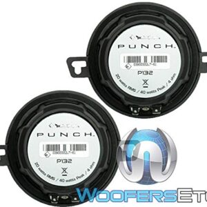 P132 - Rockford Fosgate - 3.5" 2-Way Punch Series Full Range Coaxial Car Speakers