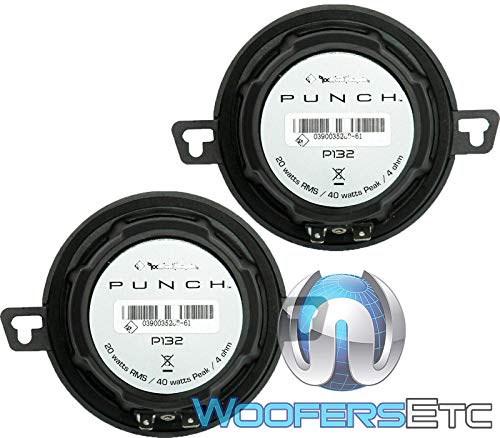 P132 - Rockford Fosgate - 3.5" 2-Way Punch Series Full Range Coaxial Car Speakers