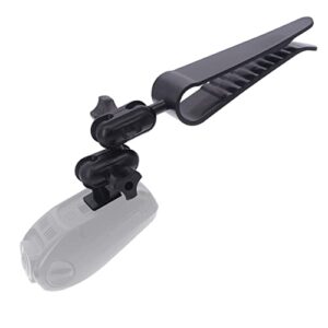 isaddle dash cam sun visor mount holder/w various joints for yi/rexing/falcon/z-edge/old shark/vantrue/rove/aukey/apeman/kdlinks/wheelwitness/transcend/taotronics (99% on-dash cameras suitable)