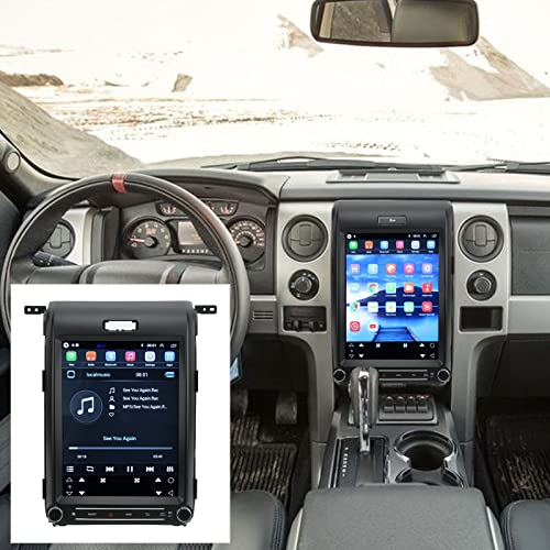 KIMISS Car Player 12.1in 1080P HD Touch Screen Car Stereo Bluetooth4.0 WiFi Quad Core GPS Navigation Screen for Ford Raptor (2G RAM 32G ROM)