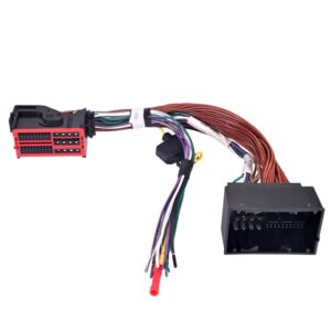 pac audio lphch41 advanced t-harness for chrysler factory radio with non-amplified system with 52 pin lock type connector