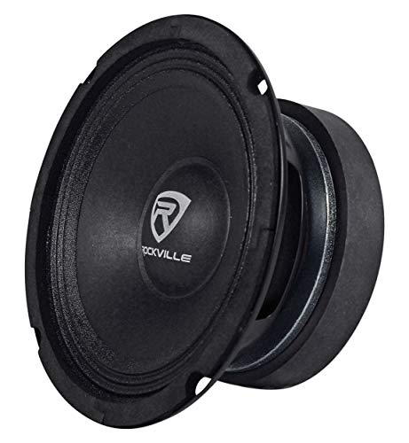 Rockville (2) RM64PRO 6.5" 400 Watt 4 Ohm SPL Mid-Bass Midrange Car Speakers