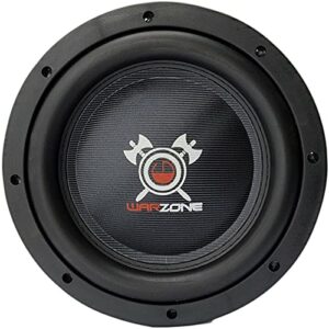 Gravity Warzone WZ12D4 12 Inch 1500 Watt Max Power Elite Car Audio Shallow Subwoofer 4 Ohm DVC - Dual Voice Coil Stereo Competition Grade Sub - 2 Subwoofers