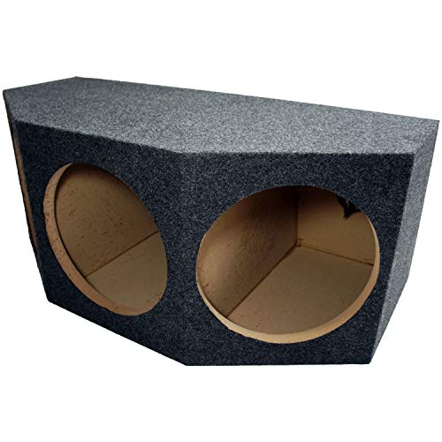 ASC 312H Triple 12" Sealed Subwoofer Rear Angle 3 Sub Box Stereo Enclosure