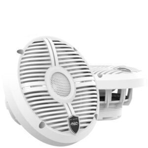 wet sounds | recon 6 xw-w | high output component style 6.5″ marine coaxial speakers with white grille