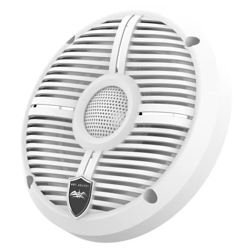 wet sounds | Recon 6 XW-W | High Output Component Style 6.5" Marine Coaxial Speakers with White Grille