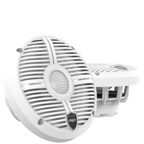 wet sounds | Recon 6 XW-W | High Output Component Style 6.5" Marine Coaxial Speakers with White Grille