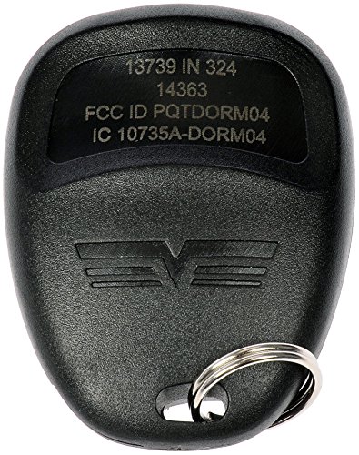 Dorman 13739 Keyless Entry Remote 3 Button Compatible with Select Cadillac / Chevrolet / GMC Models