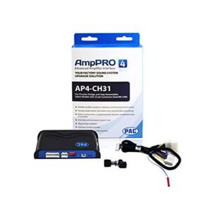 PAC AmpPRO AP4-CH31 Amplifier Replacement Interface Interface for Select 2011-2015 Chrysler, Dodge and Maserati Vehicles