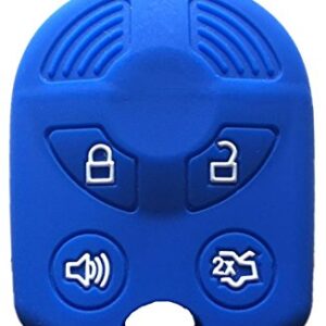 Rpkey Silicone Keyless Entry Remote Control Key Fob Cover Case protector Replacement Fit For Ford Lincoln Mercury OUCD6000022 164-R8046 164-R7040 CWTWB1U722