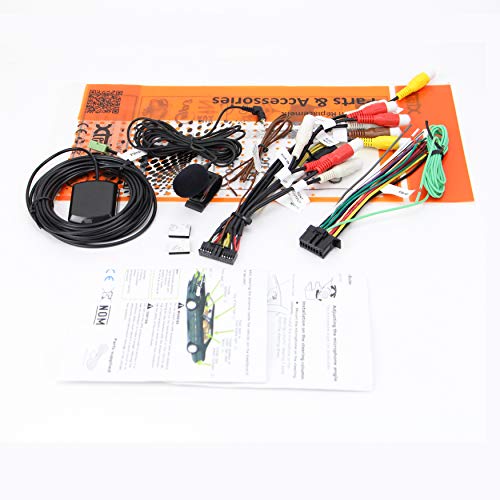 Xtenzi Connection Cable Set Compatible with Pioneer AVICW8400NEX W8500NEX W6500NEX W6400NEX DMHC2550NEX AVH-W4500NEX W4400NEX, GPS Mic Wire Harness 4 Pcs Set