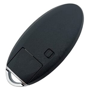 4 Buttons Keyless Remote Car Key Fob Fit for Nissan Altima 2007 2008 2009 2010 2011 2012 Maxima 09-2013 2014 Murano 370Z Infiniti EX35 FX35 G37 G25 Smart Proximity KR55WK48903, KR55WK49622 (Silver)