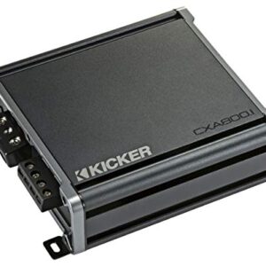 Compatible with 02-15 Dodge Ram Quad or Crew Kicker Bundle Comp C10 Dual 10" Sub Box CXA800.1 Amp