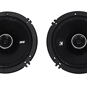 KICKER Pair 43DSC6504 DSC650 6.5" 240 Watt 2-Way Car Stereo Speakers 4-Ohm DS650 Bundle with Rockville Rockmat RM3 (2) 12x12 Butyl Rubber Sound Dampening/Deadening Car Kit