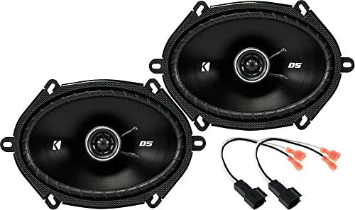 KICKER 43DSC6804 6"x8" DS Series Front/Door Factory Speaker Replacement Kit with Speaker Harness for Ford F-250/F-350/F-450/F-550 1999-2016