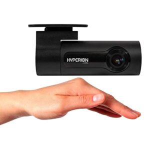 hyperion 1080p wifi dash cam with crash detection and gesture snapshot photography, loop recording with 300° rotatable lens and 16gb memory card, downloadable app