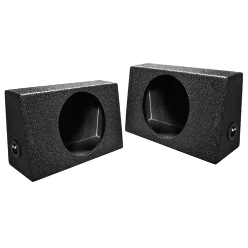 Q Power QBomb Single 10 Inch Sealed Subwoofer Sub Boxes Bedliner Spray, 2-Pack