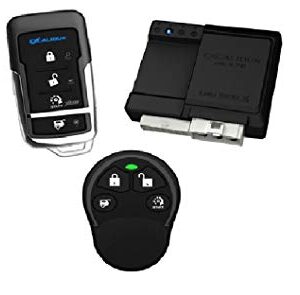 Excalibur RS370 1-Way Paging Remote Start/Keyless Entry/Vehicle Security System (with 4 Button Remote and Sidekick Remote), 1 Pack