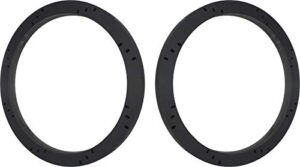 10″ subwoofer speaker spacers depth extender extending rings – 3/4″ thick – id: 9 1/8″ od: 10 7/8″ – 1 pair – ssk10xk – stackable – perfect for framing fiberglass enclosures