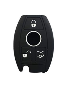 rpkey silicone keyless entry remote control key fob cover case protector replacement fit for mercedes benz w203 w210 w211 amg w204 c e r cl gl s sl bga cls clk cla slk case classe iyz3312 mb-keyprog2