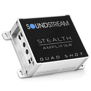 st4.500d – soundstream 4-channel 500w max class-d amplifier