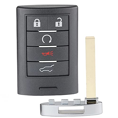 Keyecu Smart Proximity Remote Key 5 Button for Cadillac SRX 2010 2011 2012 2013 2014 2015 FCC ID:NBG009768T