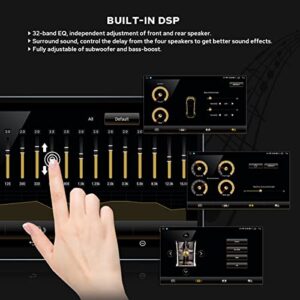 Joying Car Radio for Toyota Tundra 2007-2013 & Toyota Sequoia 2008-2018 with 11.6 Inch 1920 x 1080 Screen Android 10 Car Stereo Support Wireless CarPlay Wireless Android Auto GPS Navigation