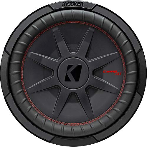 KICKER Bundle of 2 Items 12" CompRT Subwoofers DVC 4-ohm