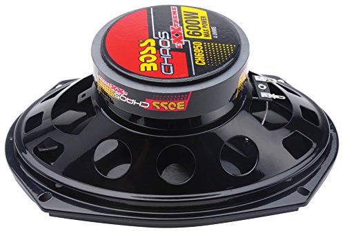 BOSS Audio Systems CH6950 Chaos Series 6 x 9 Inch Car Audio Door Speakers - 600 Watts Max, 5 Way, Full Range, Coaxial, Sold in Pairs, Hook Up to Stereo and Amplifier, Tweeters