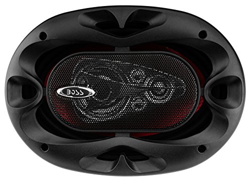 BOSS Audio Systems CH6950 Chaos Series 6 x 9 Inch Car Audio Door Speakers - 600 Watts Max, 5 Way, Full Range, Coaxial, Sold in Pairs, Hook Up to Stereo and Amplifier, Tweeters