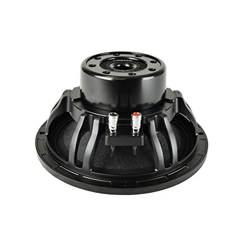 PRV AUDIO 10 Inch Woofer Speaker 10W1000-NDY-4, 1000 Watts Program Power, 4 Ohms, 3 in Voice Coil, 500 Watts RMS, Unique Sound Reproduction Midbass Woofer Driver for Pro Car Audio (Single)
