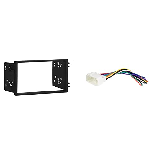 Metra 95-7863 Honda Element Double DIN Kit 2003-up & Scosche HA08B Compatible with Select 1998-11 Honda Power/Speaker Connector/Wire Harness for Aftermarket Stereo Installation