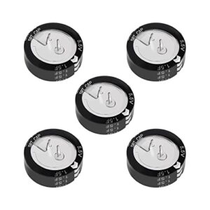5pcs super capacitor 5.5v 1.5f c-type button capacitor high energy low resistance high consistency for consumer electronics toys