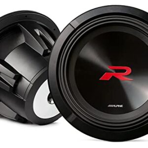 Alpine R2-W12D2 12-inch R-Series Subwoofer with Dual 2-Ohm Voice Coils