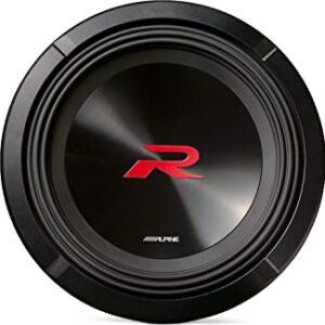 Alpine R2-W12D2 12-inch R-Series Subwoofer with Dual 2-Ohm Voice Coils