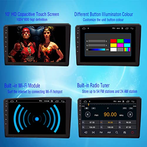 Car Stereo Radio for Jeep Patriot Compass 2010-2016 Built-in Wireless Carplay FM Bluetooth WiFi SWC Mirror Link GPS 4G RAM 32 GROM