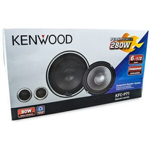 Kenwood KFC-P71 Car Concert Series 280 Watts 6-1/2" Component Speaker System