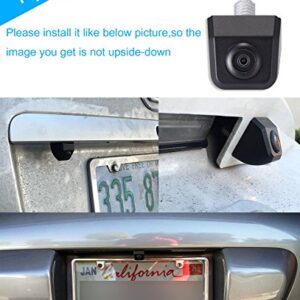 Front/Side/Rear View Camera,Chuanganzhuo Universal Normal Image Car Reverse Front/Side/Rear View Bakcup Camera for All Car,Black