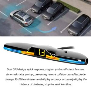 GoolRC Car Parking Sensor Rear Reversing Radars System with 4 Parking Sensors LED Light Distance Display Warning Buzzer Distance Detection