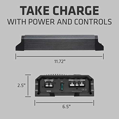 Sound Storm Laboratories CG1501M Monoblock Car Amplifier - 1500 Watts, 2/4 Ohm Stable, Class A/B, Mosfet Power Supply, Great for Car Subwoofers