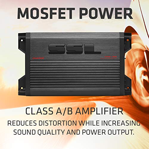 Sound Storm Laboratories CG1501M Monoblock Car Amplifier - 1500 Watts, 2/4 Ohm Stable, Class A/B, Mosfet Power Supply, Great for Car Subwoofers