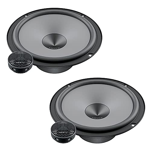 HERTZ One Pair of K-165 UNO Series 6.5" 2-Way Component Speakers and One Pair X 165 UNO Series 6.5" Coaxial Speakers