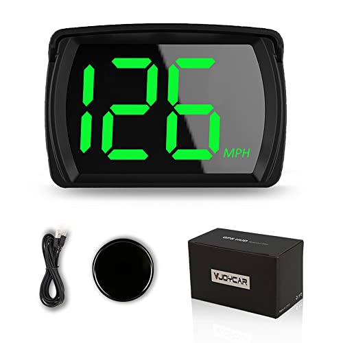 2023 New Speedometer HUD GPS Digital Speed Meter MPH Speedo Head Up Display for Cars Trucks, USB Cable Plug & Play (G20-Only Green)