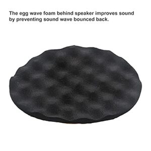 RECOIL SPB69 Foldable Silicone 6 X 9” Car Speaker Baffle Kits with Egg Crate Foam for Sound Quality Improvement and Speaker Protection One Pair (6X9”)