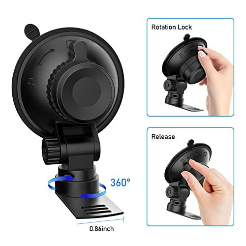 Radar Detector Mount,Car Radar mounting Bracket Suction Cup Holder,Windshield & Dashboard Radar Detector Suction Mount,For Cobra Escort Beltronics Valentine One Radar Detector,Easy to Install