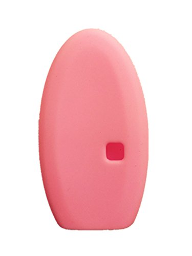 KAWIHEN Silicone Key Fob Cover Fit for Nissan 5 button Nissan 350Z 370Z Altima Armada GT-R Leaf Pathfinder Rogue Sentra Maxima Murano Versa CWTWB1U840 285E3-3SG0D (Pink)